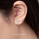 Angel Wing Pearl Earrings