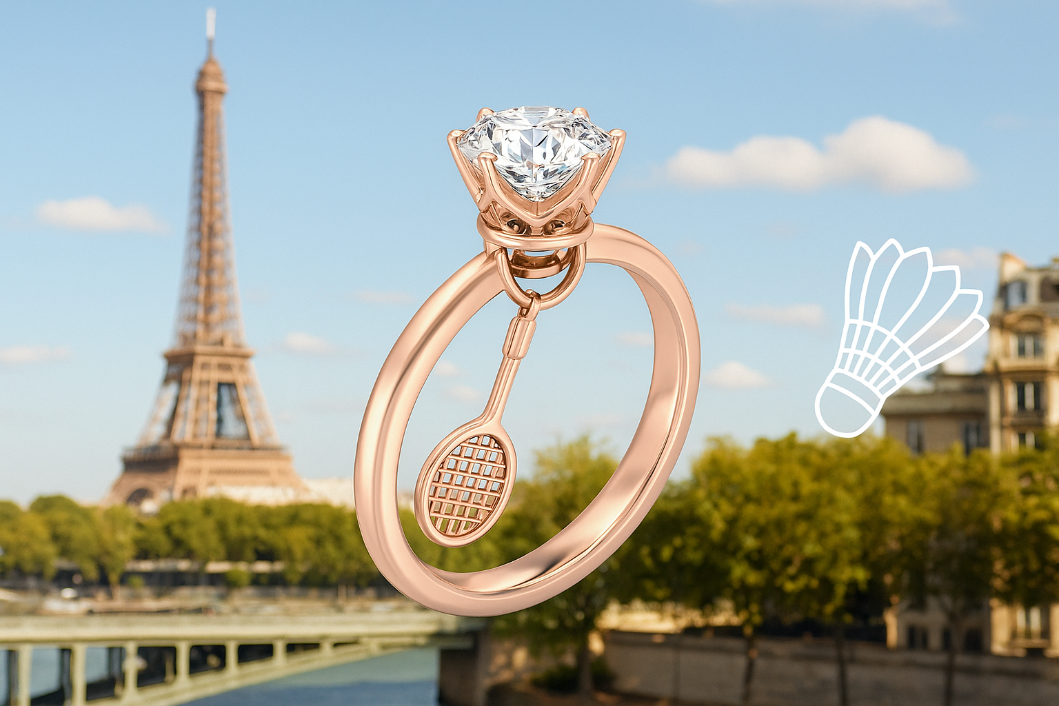 Badminton_ring_french_style_montresor_infini