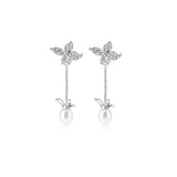 Flower Pearl Earrings