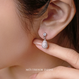 Pomegranate CZ earrings