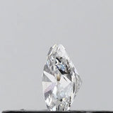0.20ct Oval Lab Grown Diamond (Colour D, Clarity VS2, IGI Certified)