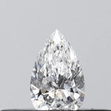 0.20ct Pear Lab Grown Diamond (Colour D, Clarity VVS2, IGI Certified)