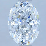 0.65ct Oval Natural Diamond (Colour D, Clarity VVS2, GIA Certified)