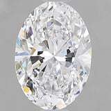 0.98ct Oval Lab Grown Diamond (Colour D, Clarity IF, IGI Certified)