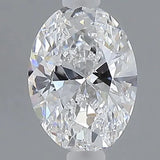 1.00ct Oval Lab Grown Diamond (Colour D, Clarity VS2, IGI Certified)