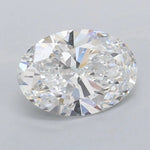 1.26ct Oval Lab Grown Diamond (Colour D, Clarity FL, IGI Certified)
