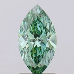 1.35ct Marquise Lab Grown Diamond (Colour Fancy Vivid Green, Clarity VVS2, IGI Certified)
