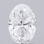 1.50ct Oval Lab Grown Diamond (Colour D, Clarity VVS1, IGI Certified)