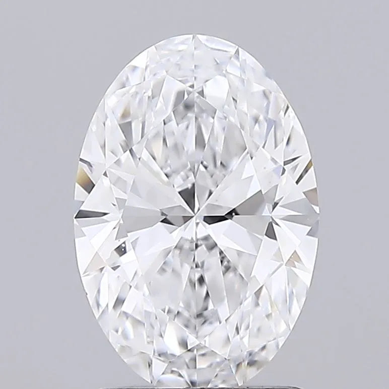1.50ct Oval Lab Grown Diamond (Colour D, Clarity VVS1, IGI Certified)