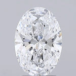 1.80ct Oval Lab Grown Diamond (Colour D, Clarity IF, Cut EX, IGI Certified)