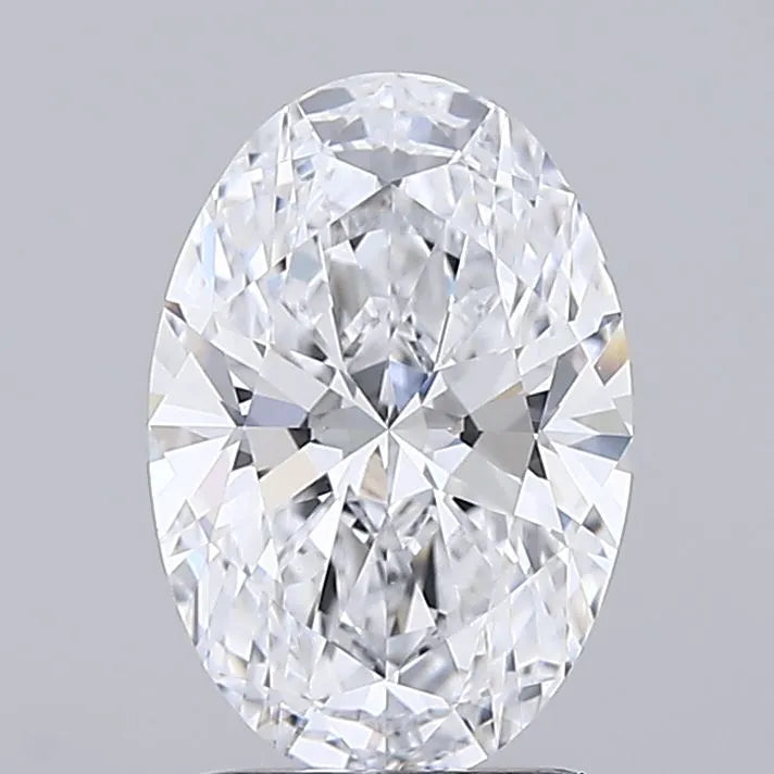 1.80ct Oval Lab Grown Diamond (Colour D, Clarity IF, Cut EX, IGI Certified)