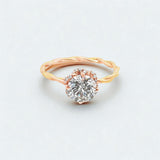 Tresse Rosé Infini - Engagement Ring
