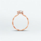 Tresse Rosé Infini - Engagement Ring