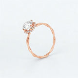 Tresse Rosé Infini - Engagement Ring