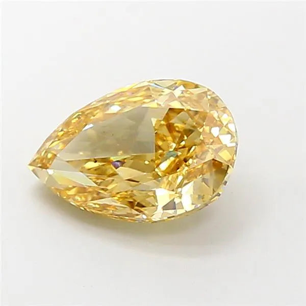 2.06ct Pear Lab Grown Diamond (Colour Fancy Yellow, Clarity VS2, IGI Certified)